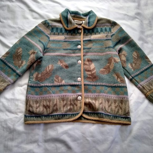 Coldwater Creek Jackets & Blazers - Coldwater Creek Sweater Jacket Southwest Medium